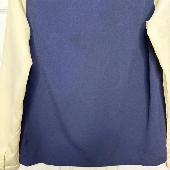 Costa Blanca Sheer Shirt Long Sleeved Blue & White Size Medium - Picture 14 of 16